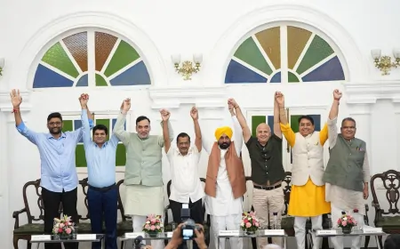 लुधियाना पश्चिम उपचुनाव में जीत के बाद दिल्ली में 'AAP' का जश्न