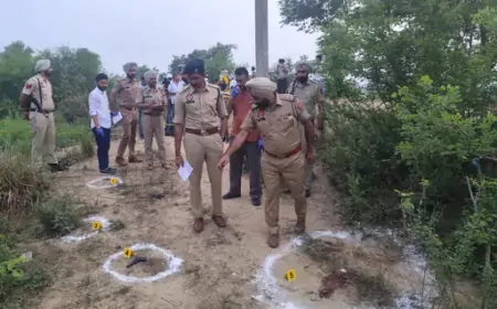 हथियार रिकवरी के दौरान पुलिस और अपराधी के बीच मुठभेड़, अपराधी के पैर में लगी गोली