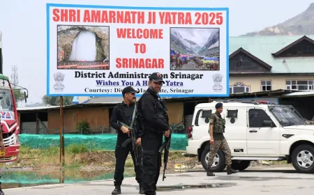 श्री अमरनाथ जी यात्रा को लेकर जम्मू-श्रीनगर हाईवे पर पुलिस सेना और CRPF ने की मॉक ड्रिल