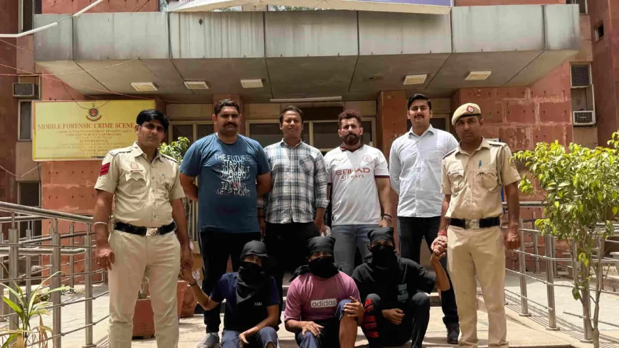 दिल्ली पुलिस ने मुठभेड़ के बाद 3 अपराधियों को किया गिरफ्तार, 2 को लगी गोली