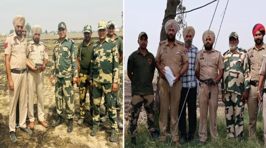 अमृतसर और तरनतारन में BSF की बड़ी कार्रवाई, तलाशी के दौरान 4 ड्रोन और हेरोइन के पैकेट किए बरामद