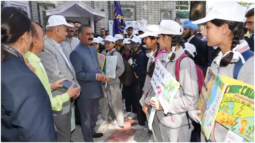 पर्यावरण दिवस पर साइकिल रैली का आयोजन, CM सुक्खू ने साइकिल रैली को दिखाई हरी झंडी
