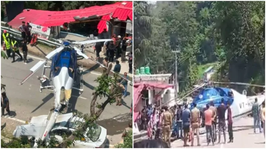 केदारनाथ रूट पर फिर हेलीकॉप्टर हादसा, सभी यात्री सुरक्षित