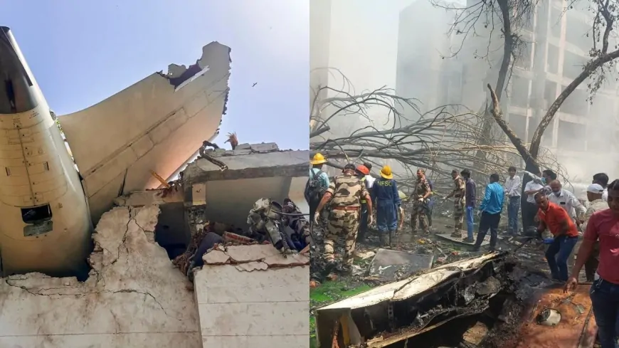एयर इंडिया का बोइंग 787 ड्रीमलाइनर विमान क्रैश, विमान हादसे में 265 मौतों की पुष्टि