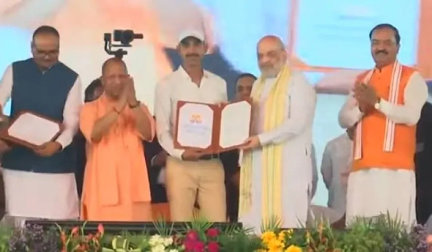 UP में नवनियुक्त सिपाहियों को सौंपे गए नियुक्ति पत्र, केंद्रीय गृहमंत्री अमित शाह भी रहे मौजूद