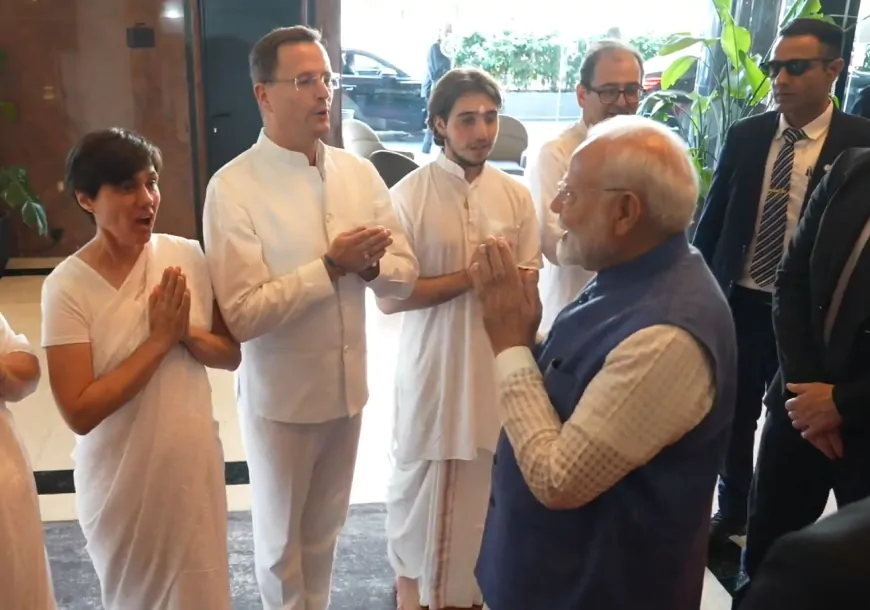 PM मोदी का क्रोएशिया में हुआ वैदिक मंत्रोच्चारण के साथ शानदार स्वागत
