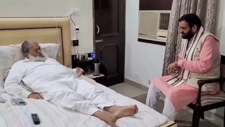 CM नायब सिंह सैनी ने अनिल विज से की मुलाकात, CM ने अनिल विज के जल्द स्वस्थ होने की कामना की
