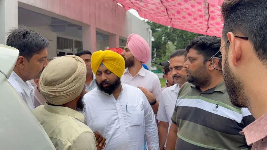जनता के बीच पहुंचे कैबिनेट मंत्री हरजोत सिंह बैंस