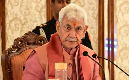 श्री अमरनाथ जी यात्रा को लेकर बैठक, LG मनोज सिन्हा ने की बैठक की अध्यक्षता