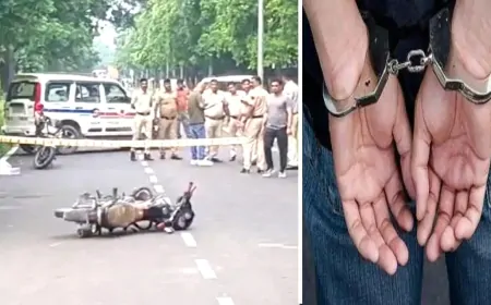 नरेला इलाके में मुठभेड़ के बाद दो बदमाश गिरफ्तार