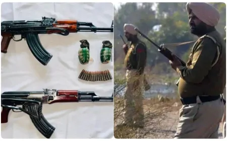 गुरदासपुर में AGTF की बड़ी कार्रवाई, पाकिस्तान समर्थित आतंकी साजिश नाकाम