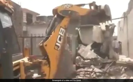 नशा तस्करों के खिलाफ पंजाब पुलिस की कार्रवाई, पंचायत जमीन को तस्करों के कब्जे से कराया खाली