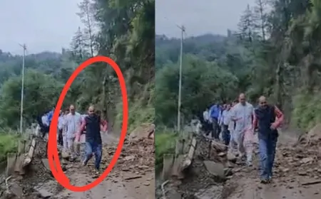 बाल-बाल बचे पूर्व CM जयराम ठाकुर, मंडी दौरे के दौरान हो गई लैंडस्लाइड