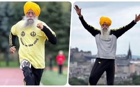 पंजाब के 114 वर्षीय एथलीट फौजा सिंह का निधन, घर के बाहर सैर करते समय गाड़ी ने मारी थी टक्कर