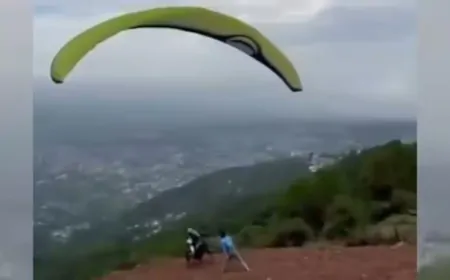 गुजरात से हिमाचल गए घूमने पैराग्लाइडिंग के दौरान पर्यटक की मौत