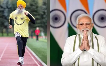 पंजाब के 114 वर्षीय एथलीट फौजा सिंह का निधन, PM नरेंद्र मोदी ने जताया दुख 