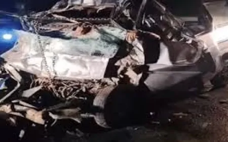 यमुना एक्सप्रेस वे पर बड़ा हादसा, तेज रफ्तार कार पलटने से 6 की मौत 2 गंभीर