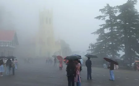 हिमाचल के 5 जिलों में भारी बारिश का ऑरेंज अलर्ट, 21-22 जुलाई के लिए भारी बारिश का अलर्ट जारी