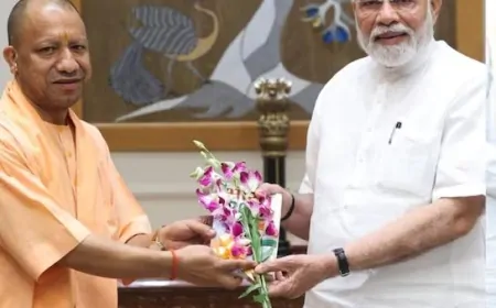 PM मोदी से दिल्ली में मिले CM योगी आदित्यनाथ