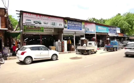 अवैध फर्नीचर मार्केट पर प्रशासन की कार्रवाई,  सरकारी जमीन पर बनी मार्केट पर चला बुलडोजर