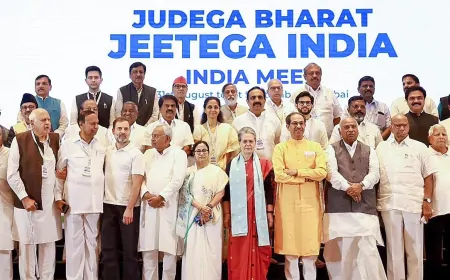 मॉनसून सत्र से पहले हुई INDI गठबंधन की बैठक, कांग्रेस, TMC, SP समेत 24 दलों ने लिया हिस्सा