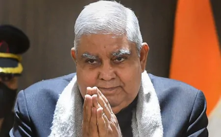 Big Breaking : उपराष्ट्रपति जगदीप धनखड़ ने दिया पद से इस्तीफा