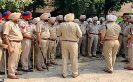 पंजाब में थाने पर ग्रेनेड से हमला करने के मामले में वांछित कुख्यात अपराधी गिरफ्तार