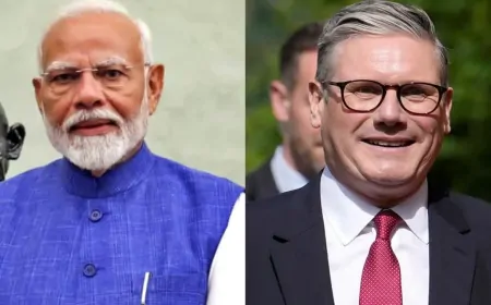 मोदीमय हुआ लंदन, स्टार्मर से होगी मुलाकात
