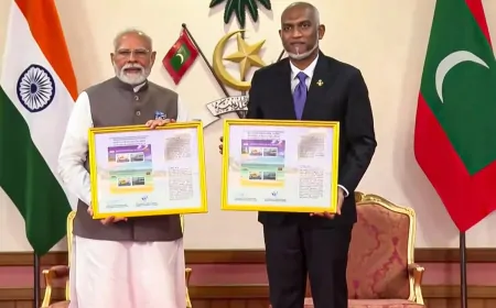 PM मोदी ने मालदीव के राष्ट्रपति मोहम्मद मुइज्जू से की मुलाकात, दोनों देशों के बीच संबंध होंगे मजबूत 