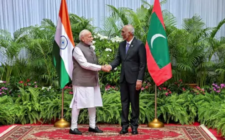 रिश्तों में नई शुरुआत, पीएम मोदी और मालदीव राष्ट्रपति की मुलाकात