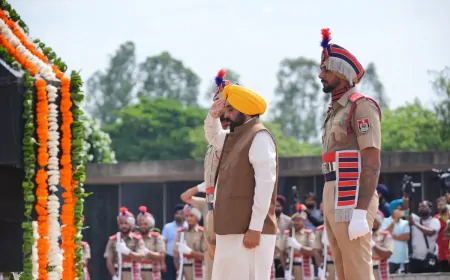 कारगिल विजय दिवस : चंडीगढ़ वॉर मेमोरियल में CM मान ने शहीदों को दी श्रद्धांजलि