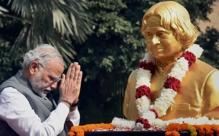 डॉ. कलाम की पुण्यतिथि पर PM मोदी,  गृह मंत्री शाह  ने दी श्रद्धांजलि