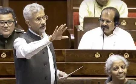 राज्यसभा में ट्रंप के दावों पर विदेश मंत्री जयशंकर का जवाब, विपक्ष को भी सुनाई खरी-खोटी 