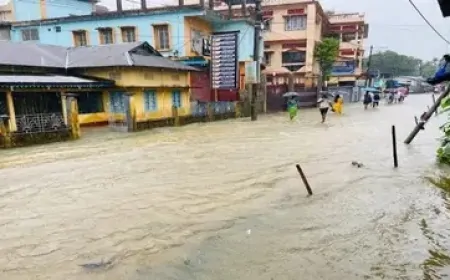 मध्य प्रदेश में बारिश से बिगड़े हालात, विदिशा में भारी बारिश के बाद बाढ़ जैसे हालात