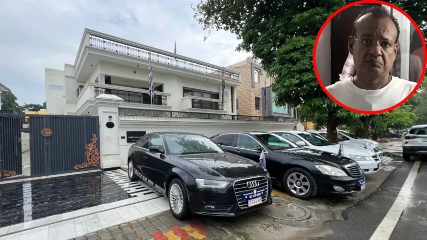 फर्जी दूतावास चलाने वाले हर्षवर्धन का भंडाफोड़, आरोपी गिरफ्तार