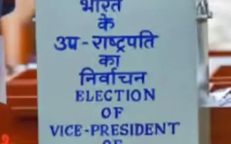 9 सितंबर को होगा उपराष्ट्रपति का चुनाव, 21 अगस्त तक किया जा सकेगा नामांकन