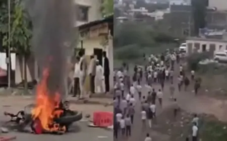 पुणे : दौंड में दो गुटों के बीच हिंसक झड़प, बड़ी संख्या में सुरक्षाकर्मी तैनात