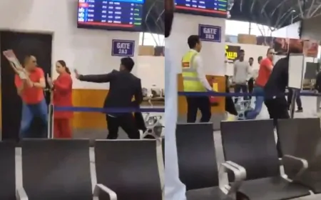 श्रीनगर एयरपोर्ट पर कर्मचारियों से मारपीट, 9 किलो अतिरिक्त सामान को लेकर बवाल