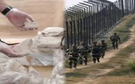 राजस्थान में BSF की बड़ी कार्रवाई, भारत-पाक सीमा के पास से हेरोइन बरामद