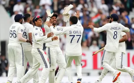 IND Vs ENG 5वां टेस्ट: टीम इंडिया ने ओवल टेस्ट में इंग्लैंड को 6 रन से हराया