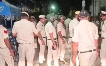 दिल्ली में शराब माफियाओं ने  पुलिस टीम पर  किया हमला , कांस्टेबल घायल