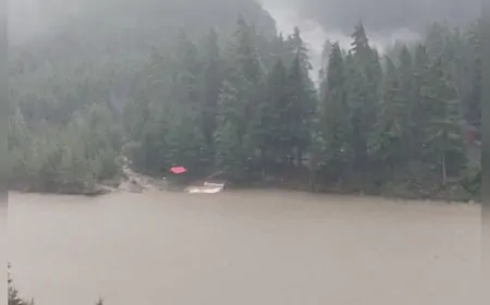 धराली के पास सुखी टॉप में एक और बादल फटा