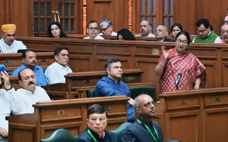 दिल्ली विधानसभा का मॉनसून सत्र, सदन में फीस नियंत्रण विधेयक पर चर्चा जारी