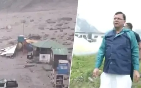 CM धामी ने धराली आपदा के बाद हालात का लिया जायजा