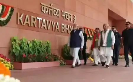 7 मंजिला बिल्डिंग, 1.5 लाख वर्ग मीटर दायरा, PM मोदी ने किया कर्तव्य भवन का उद्घाटन