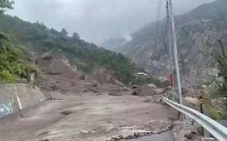 किन्नौर में बादल फटने से बड़ा हादसा, कई अस्थायी पुल पानी में बहे