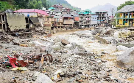 हिमाचल में मूसलाधार बारिश से जनजीवन अस्त-व्यस्त, 1852 करोड़ का नुकसान, 613 सड़कें बंद...