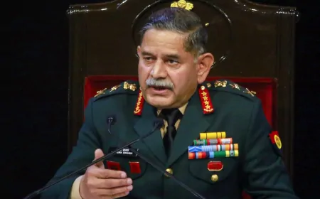 Army Chief जनरल उपेन्द्र द्विवेदी का बड़ा बयान, जल्द हो सकता है अगला युद्ध..!