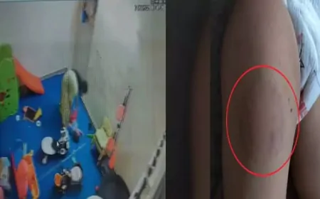 डे-केयर सेंटर में 15 महीने की बच्ची के साथ मारपीट, बच्ची के साथ हैवानियत का वीडियो डरा देगा