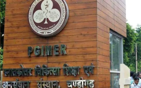 चंडीगढ़ PGI के कर्मचारी नहीं कर सकेंगे हड़ताल, 6 महीने के लिए लगा प्रतिबंध